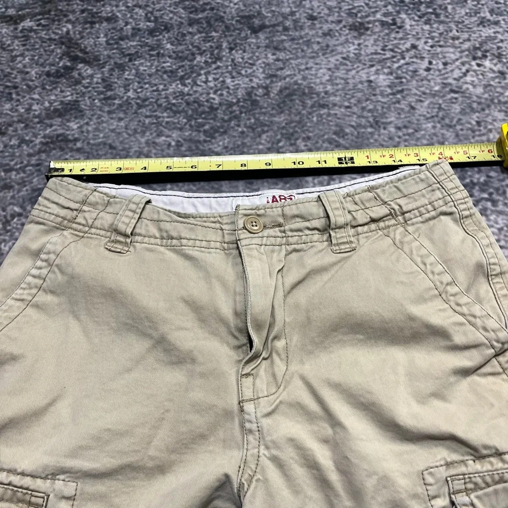 Aeropostale Cargo Shorts Mens 32 Beige Skater‎ Surf Preppy Baggy Vintage Y2K